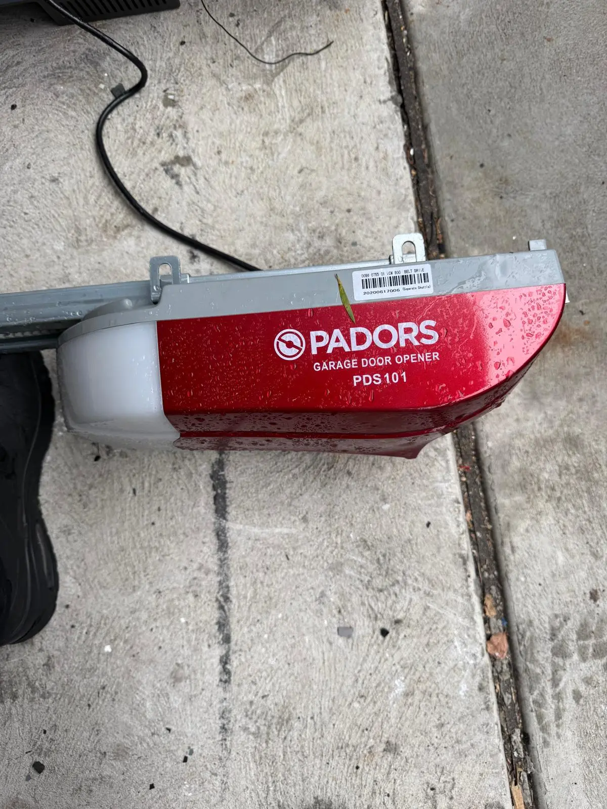 Padors PDS101 sectional garage door opener unit